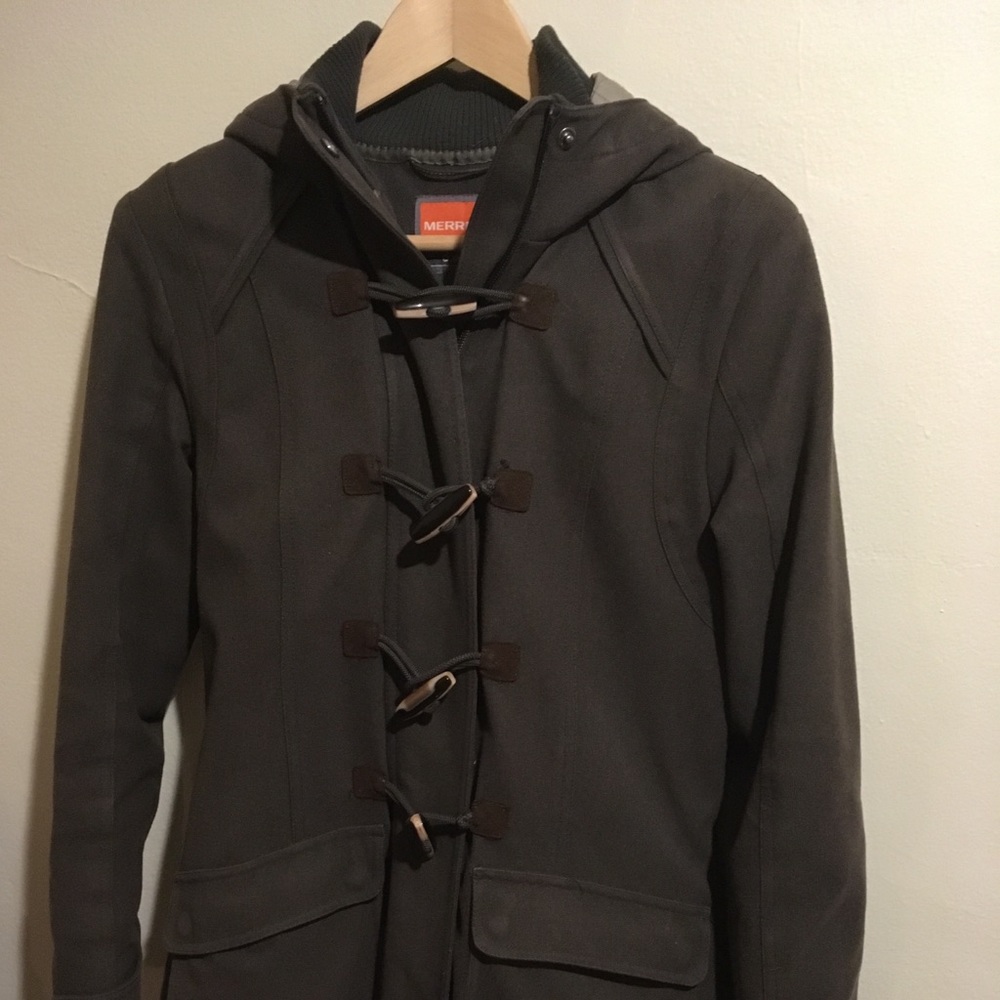 Merrell Dark Brown Hooded Jacket